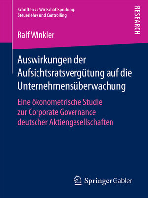 cover image of Auswirkungen der Aufsichtsratsvergütung auf die Unternehmensüberwachung